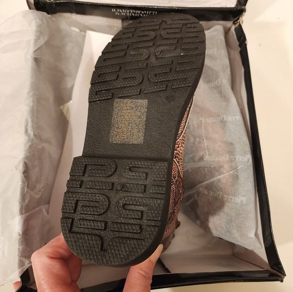 Pink Snakeskin Combat Boots - Picture 2 of 12